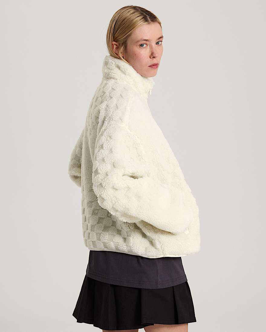 Queens High Pile Jacket marshmallow VANS Wei ALT4