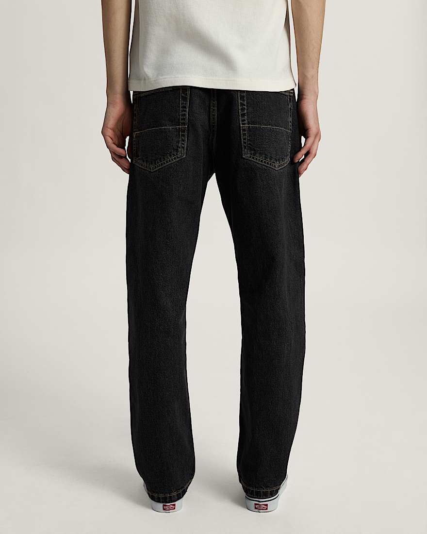 Check5 Straight Denim Pant Washed Black VANS Schwarz ALT3
