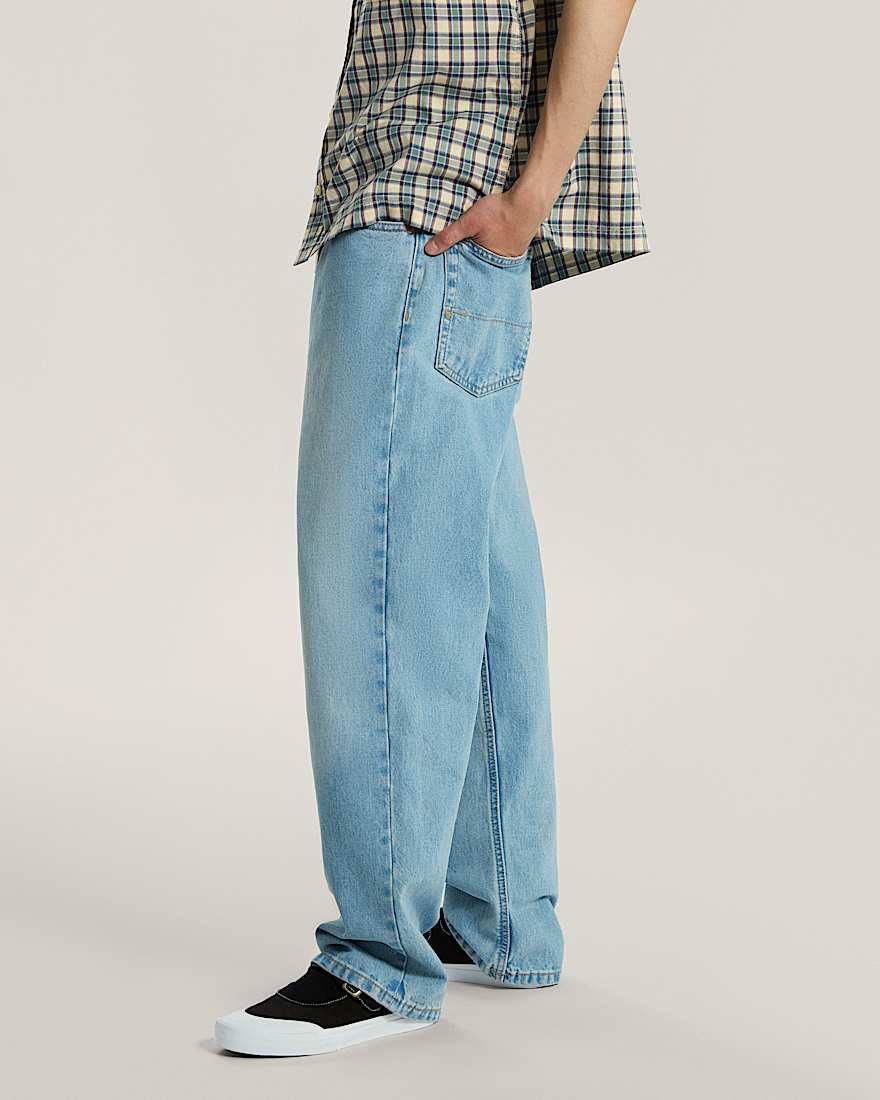Check5 Straight Denim Pant LIGHT STONEWASH VANS Blau ALT4