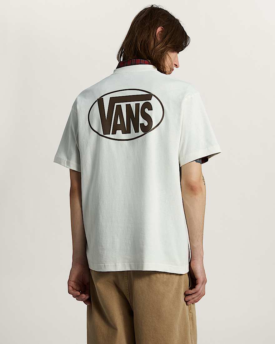 Oval Logo Loose SS Tee marshmallow VANS Wei ALT3