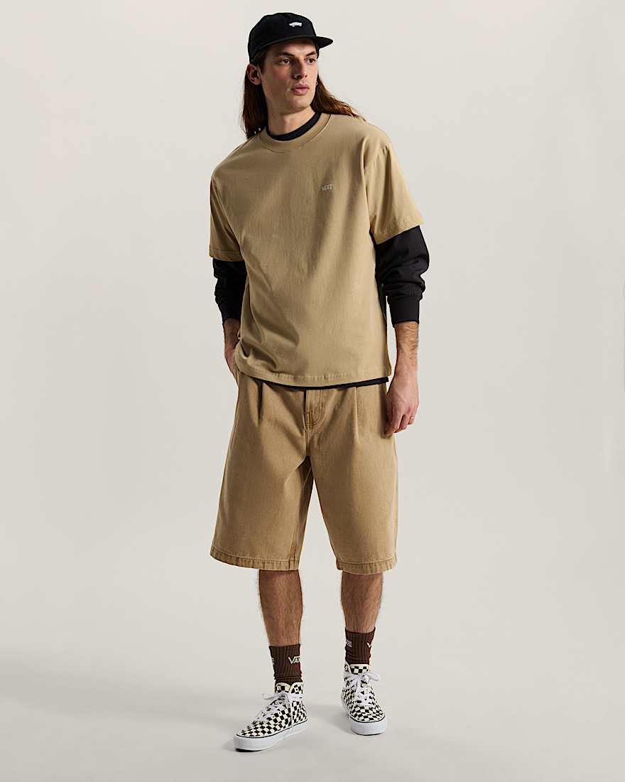 Left Chest Logo II TShirt VANS Beige ALT4