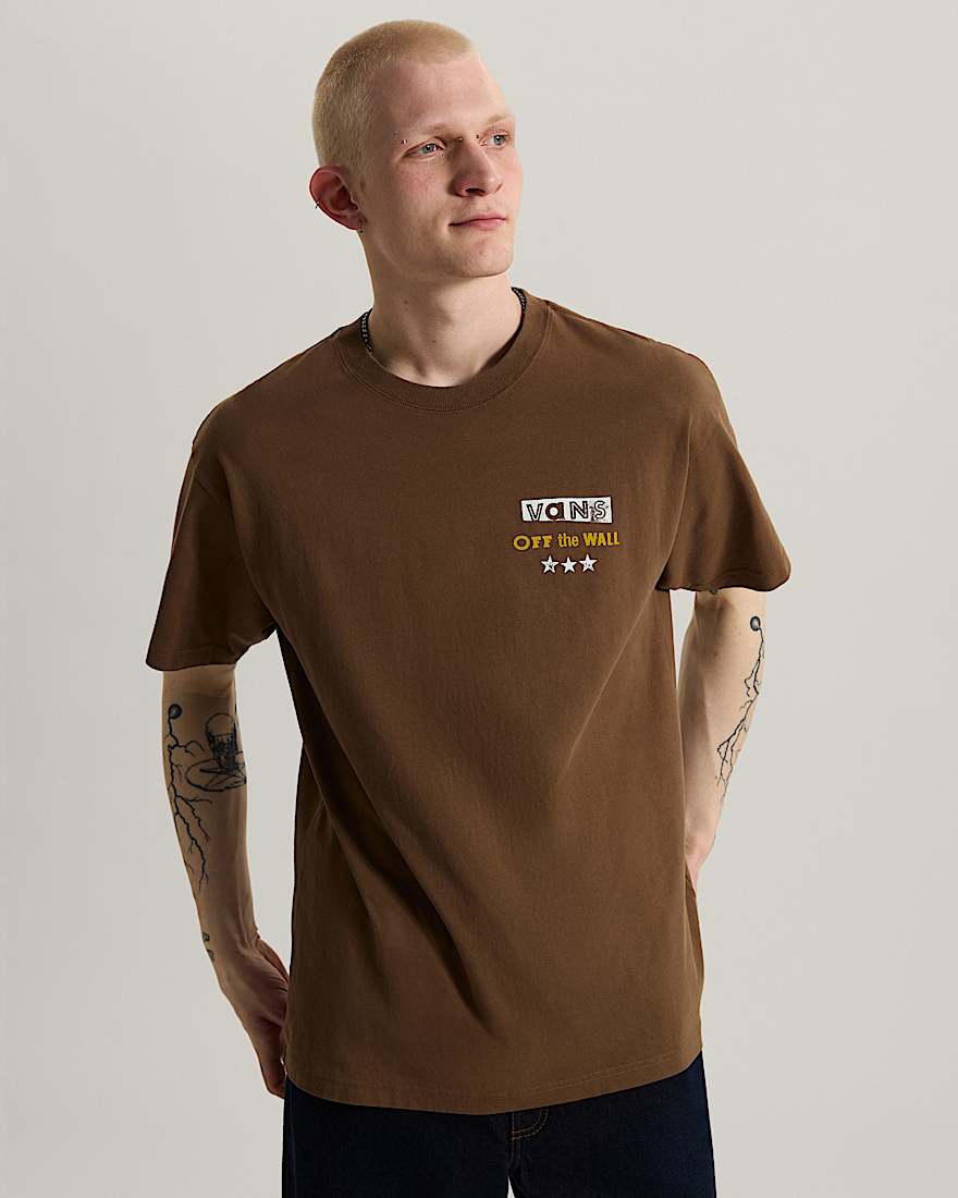 Distorted Reality SS Tee Vintage Cocoa VANS Braun ALT2