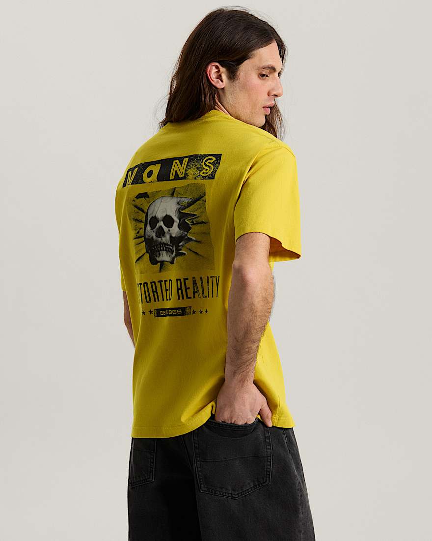 Distorted Reality SS Tee Dusty Gold VANS Gelb ALT3