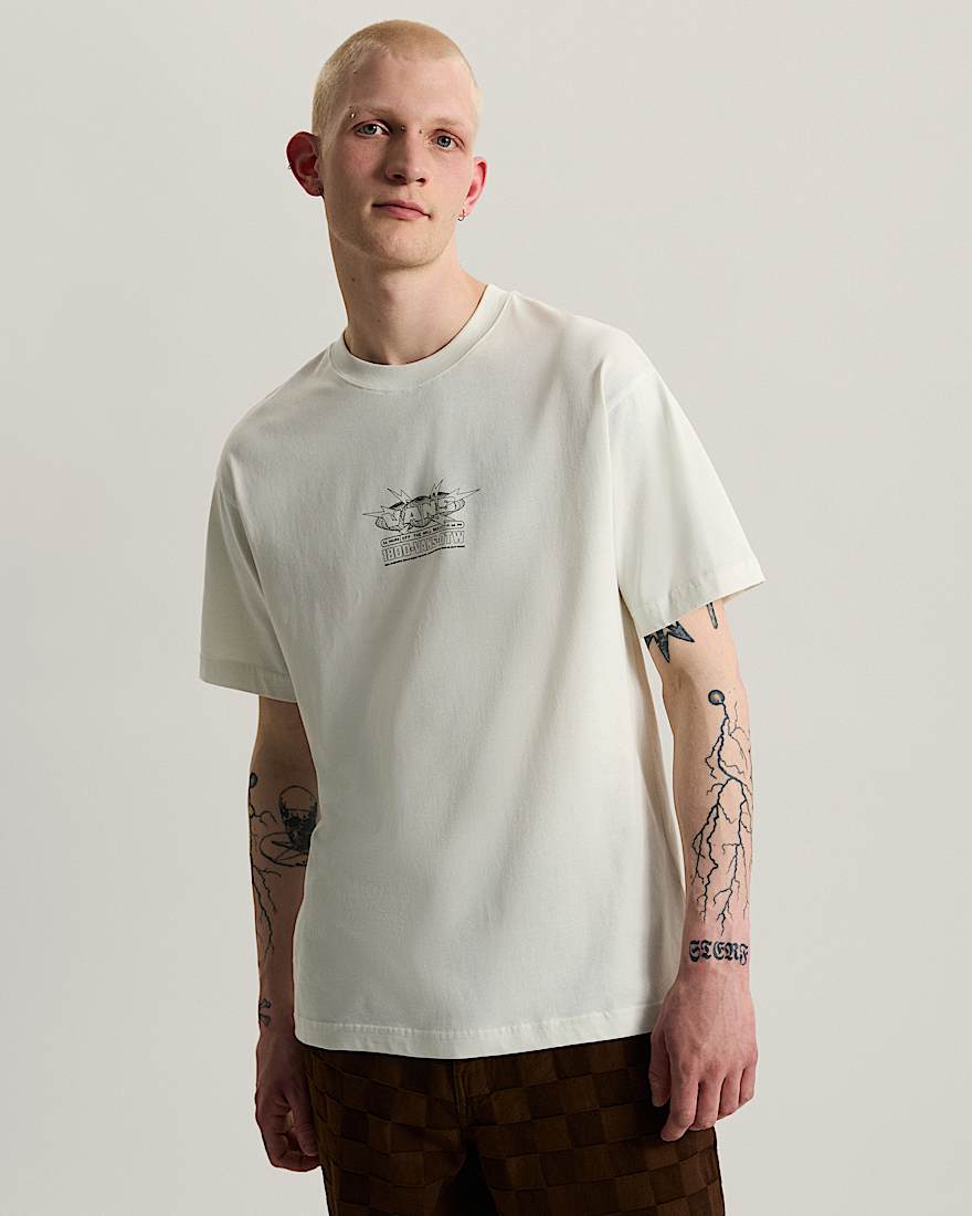 Vans Hotline Radio SS Tee marshmallow VANS Wei ALT2