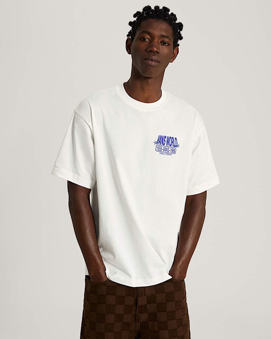 Vans World Intl SS Tee White VANS Wei ALT2