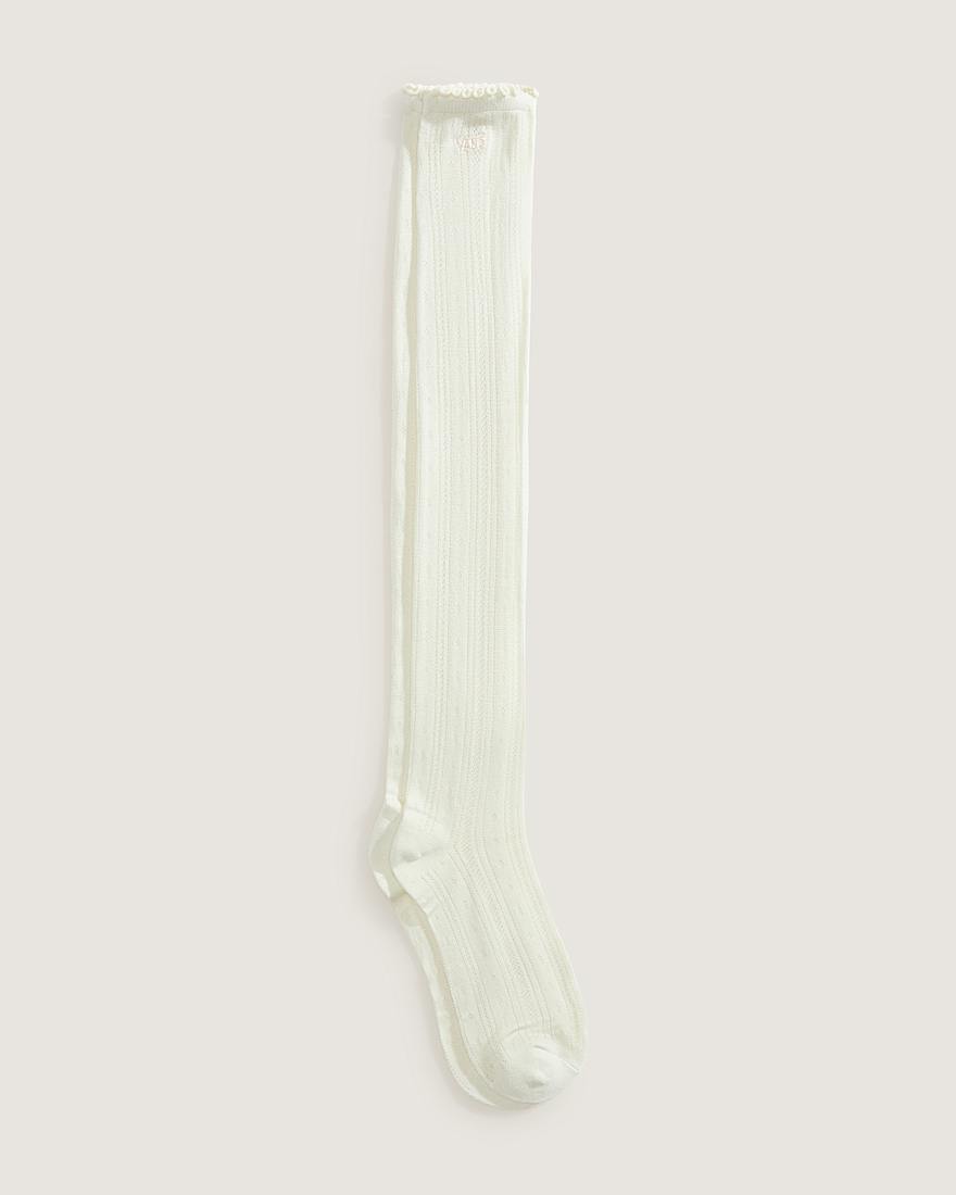 Pointelle Knee Hi Socken VANS Wei ALT1