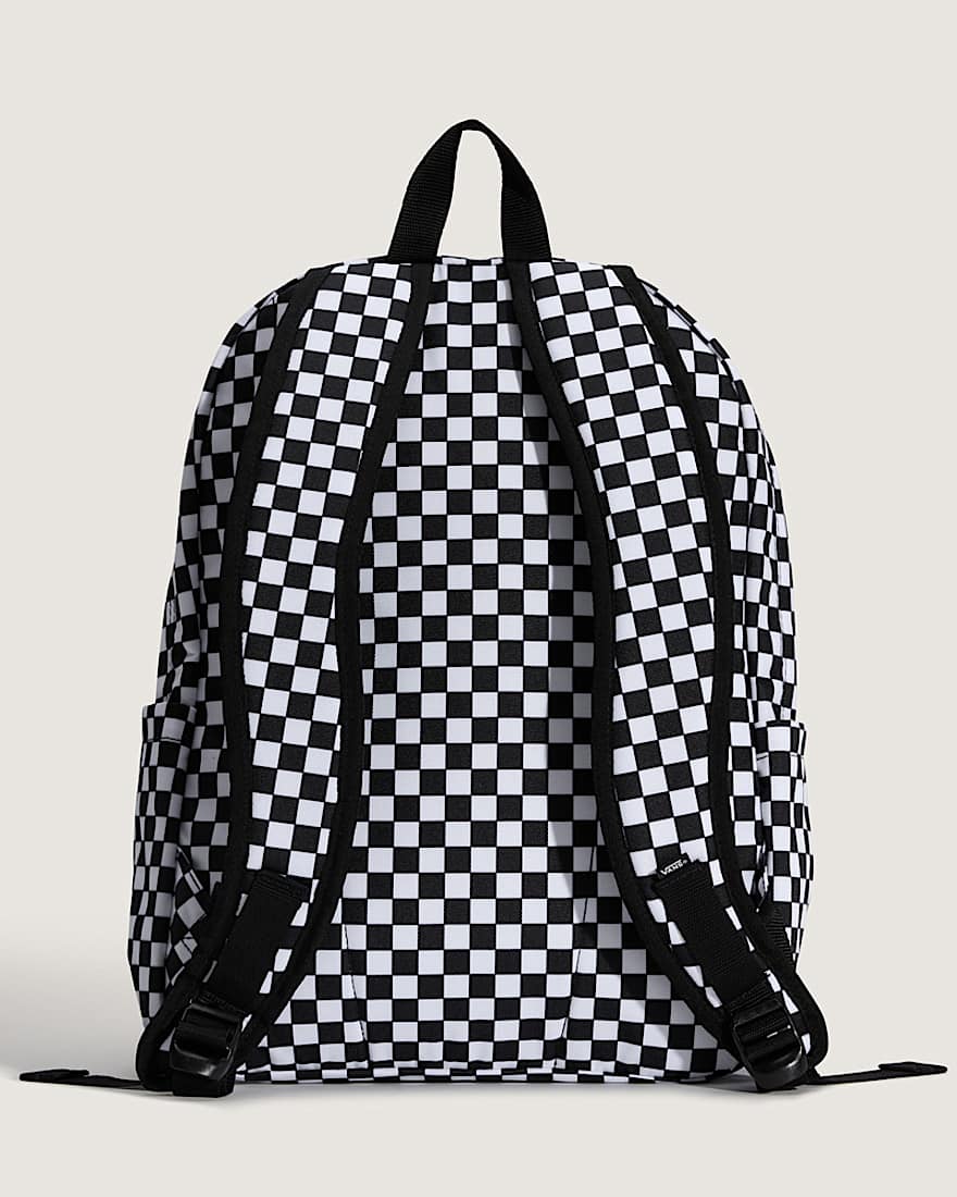 Old Skool Check Rucksack VANS Schwarz ALT3