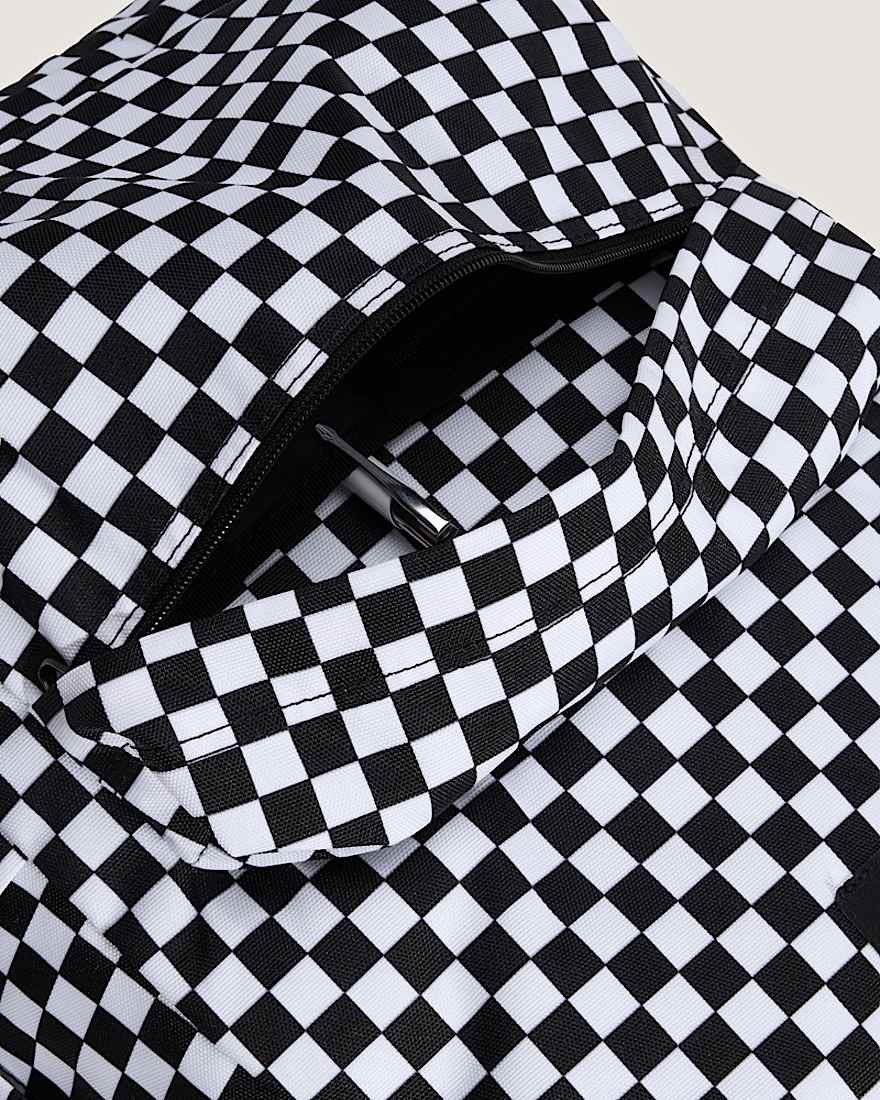 Old Skool Check Rucksack VANS Schwarz ALT7