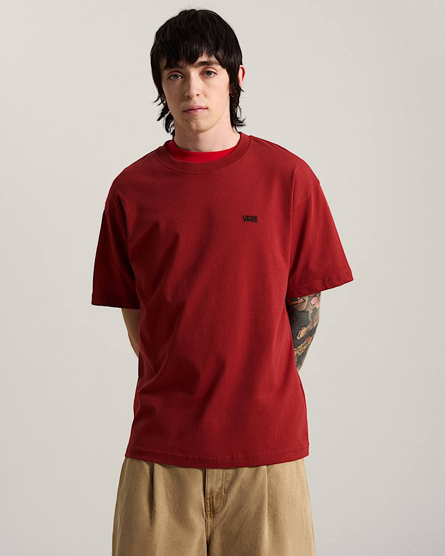 Left Chest Logo II TShirt VANS Rot ALT2