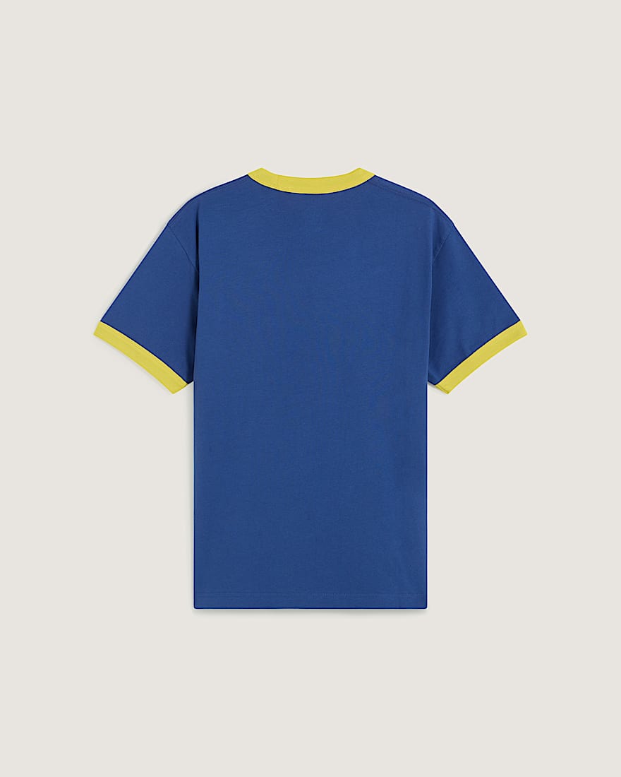 RingerTShirt mit Logo in der Brustmitte VANS Blau ALT1