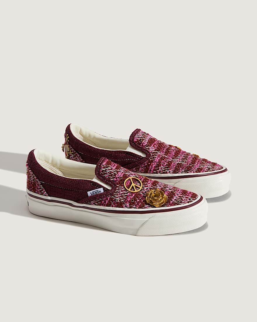 Premium Classic SlipOn Schuhe VANS Rosa ALT1