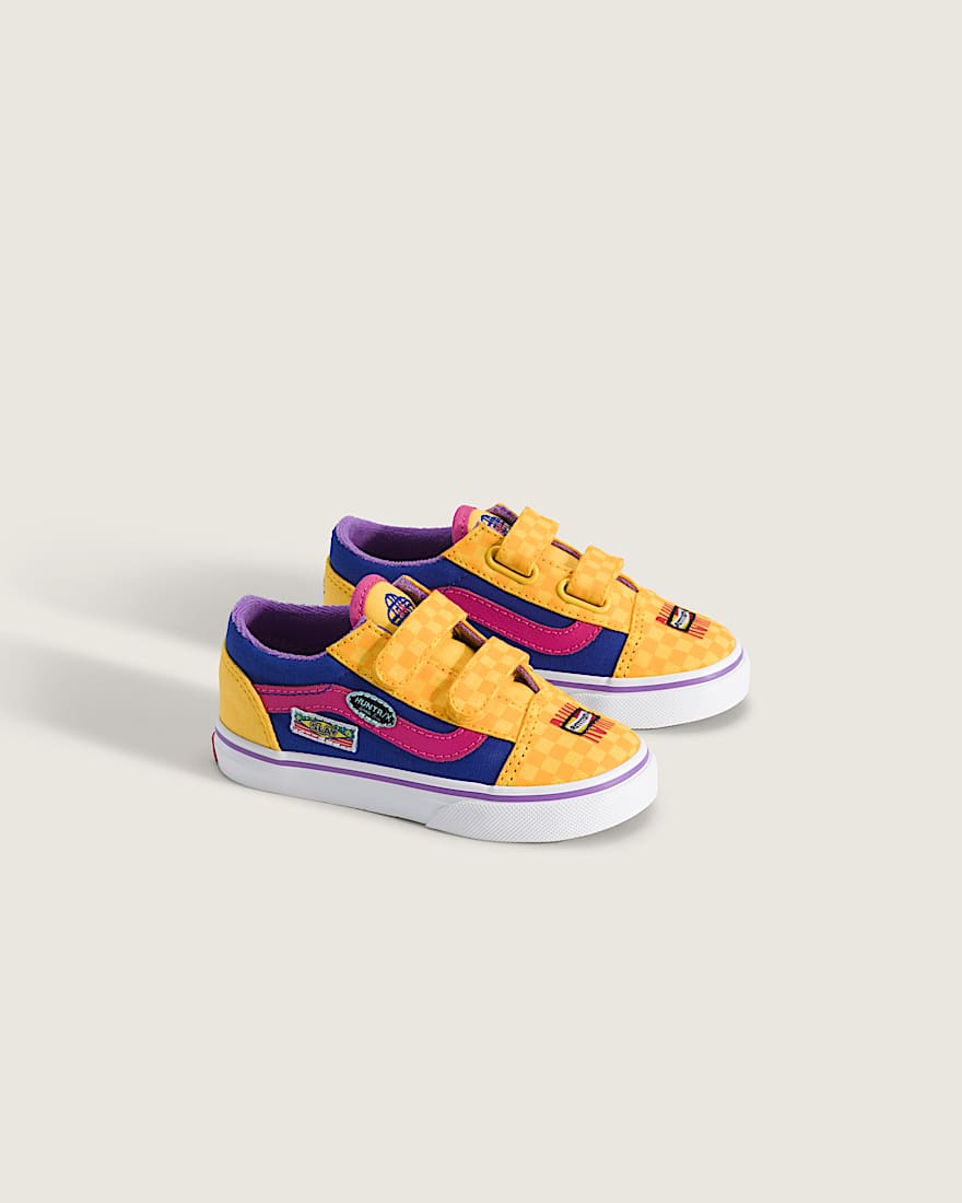 KPop Demon Hunters x Vans Kleinkinder Old Skool V Schuhe 14 Jahre VANS Gelb ALT1