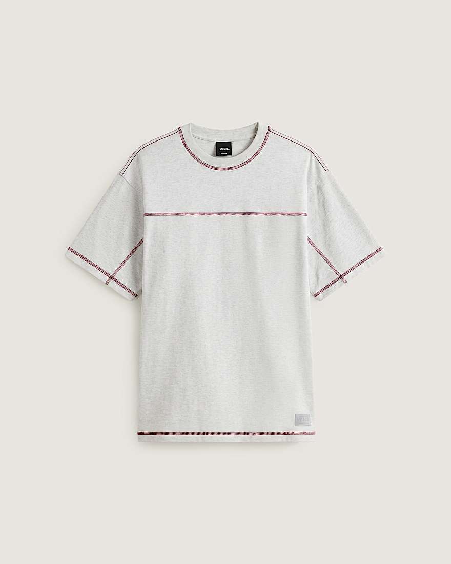 Contrast Stitch Loose Fit SS Tee ASH HEATHER VANS Grau HERO