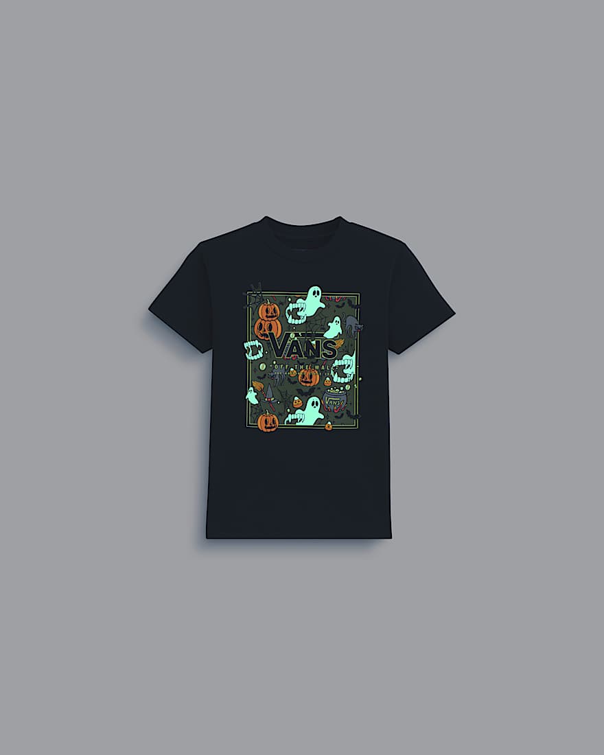 Spooky Crew Boxed SS Tee Black VANS Schwarz ALT1