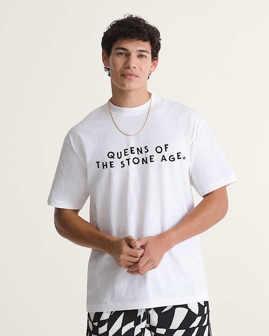 Queens of the Stone Age SS Tee White VANS Wei ALT2