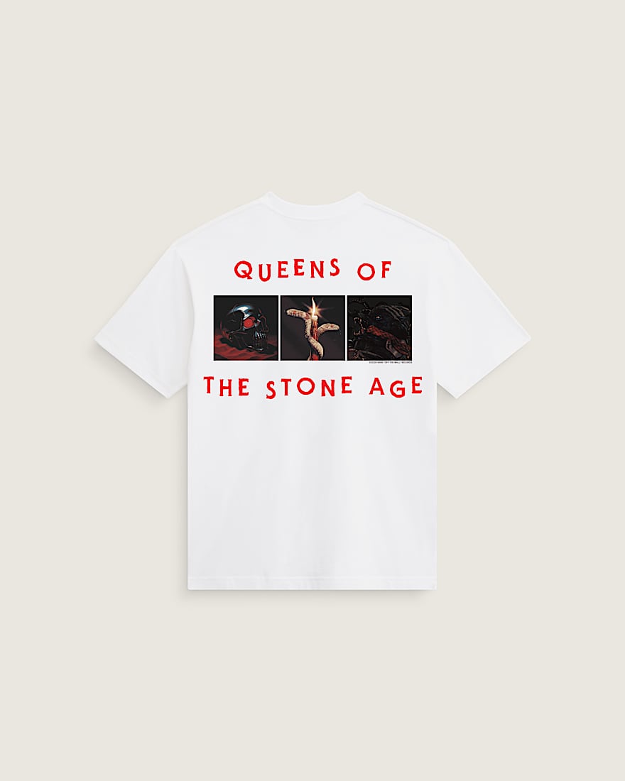 Queens of the Stone Age SS Tee White VANS Wei HERO