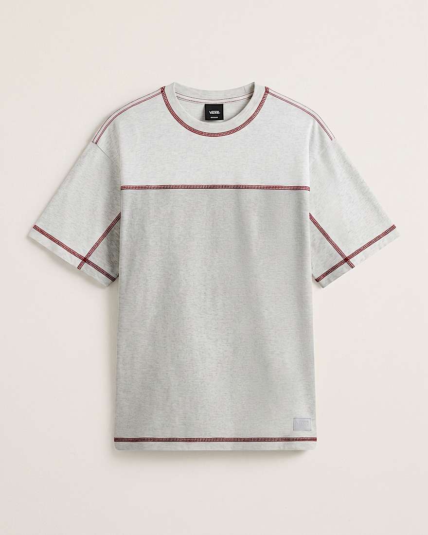 Contrast Stitch Loose Fit SS Tee ASH HEATHER VANS Grau HERO