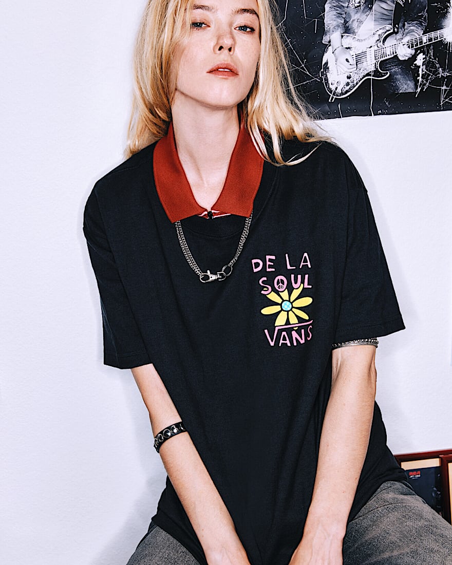 De La Soul DAISY SS Tee Black VANS Schwarz ALT1