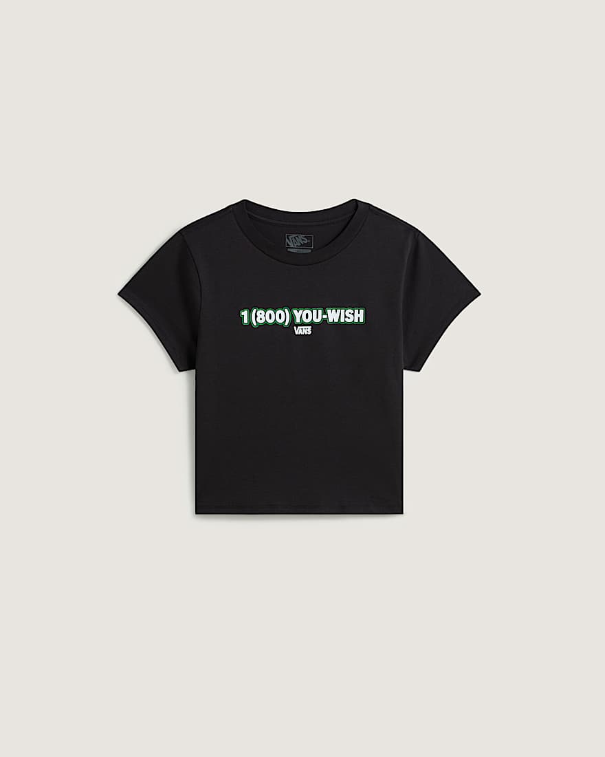 You Wish Baby Tee Black VANS Schwarz HERO