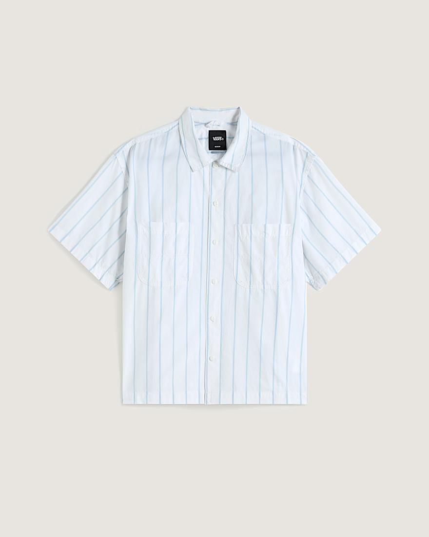 Greentree SS Striped Shirt White VANS Wei hero