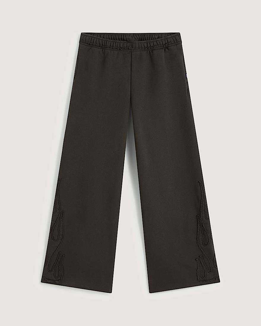 Flame Sweatpant Faded Black VANS Schwarz HERO