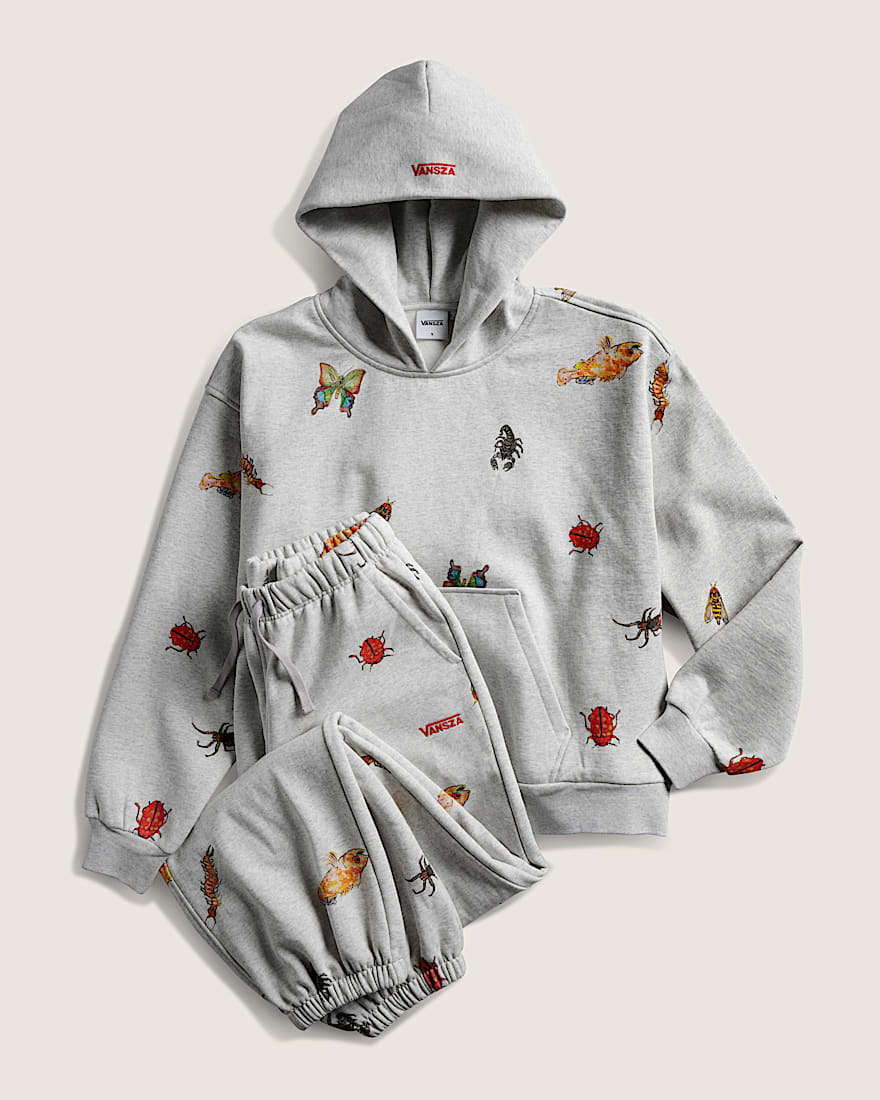 VANSZA Bug Out Sweatpants Heather Grey VANS Grau ALT2