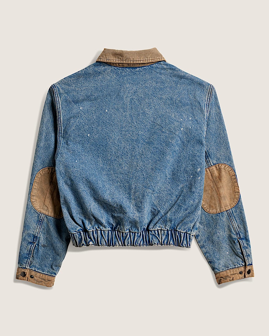 VANSZA Jagdjacke aus Denim VANS Blau ALT2