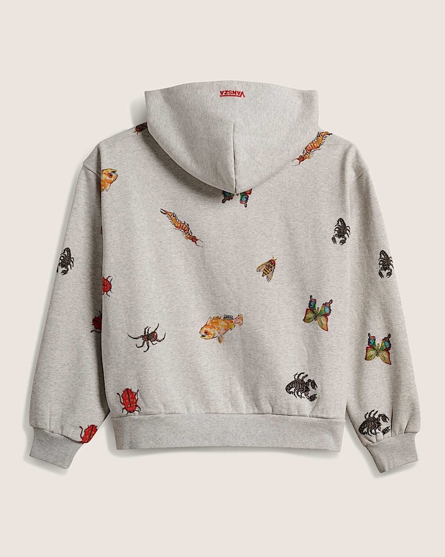 VANSZA Bug Out Kapuzenpullover VANS Grau ALT1