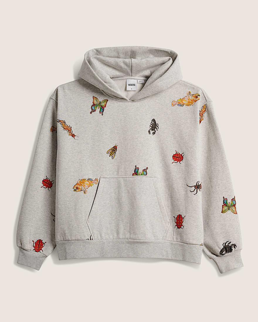 VANSZA Bug Out Kapuzenpullover VANS Grau HERO