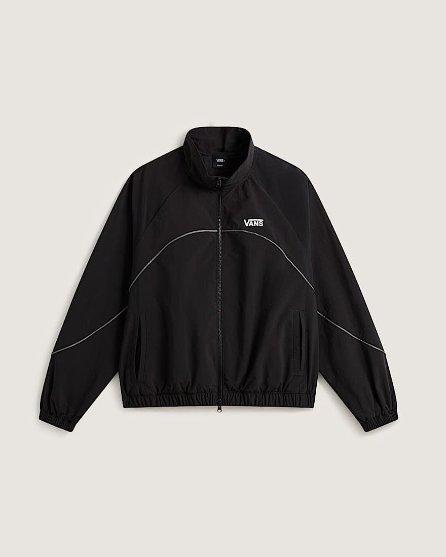 Foster Track Jacket Black VANS Schwarz hero