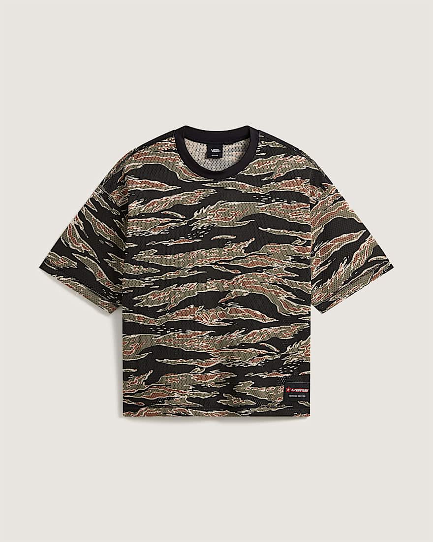 Harris SS Mesh Top TIGER CAMO VANS Grau hero