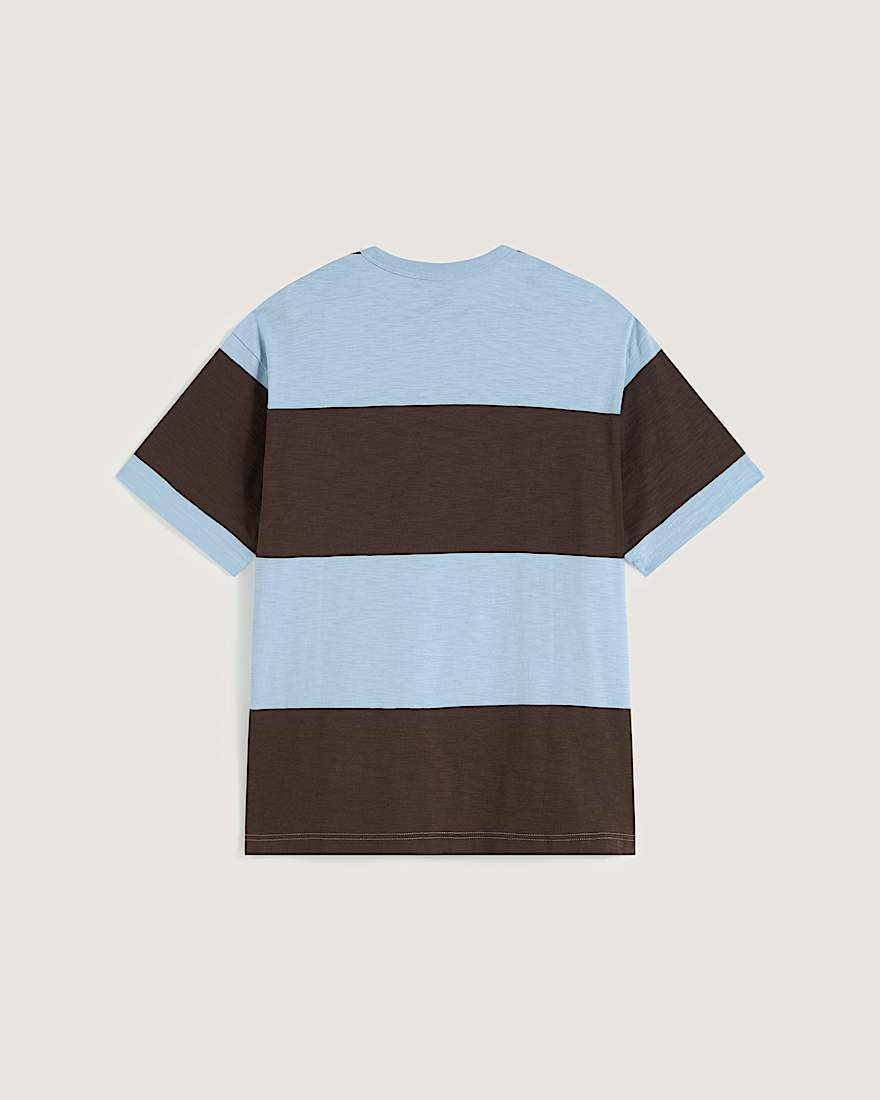 Slubby Stripe SS Tee Soft Slate VANS Grau alt1