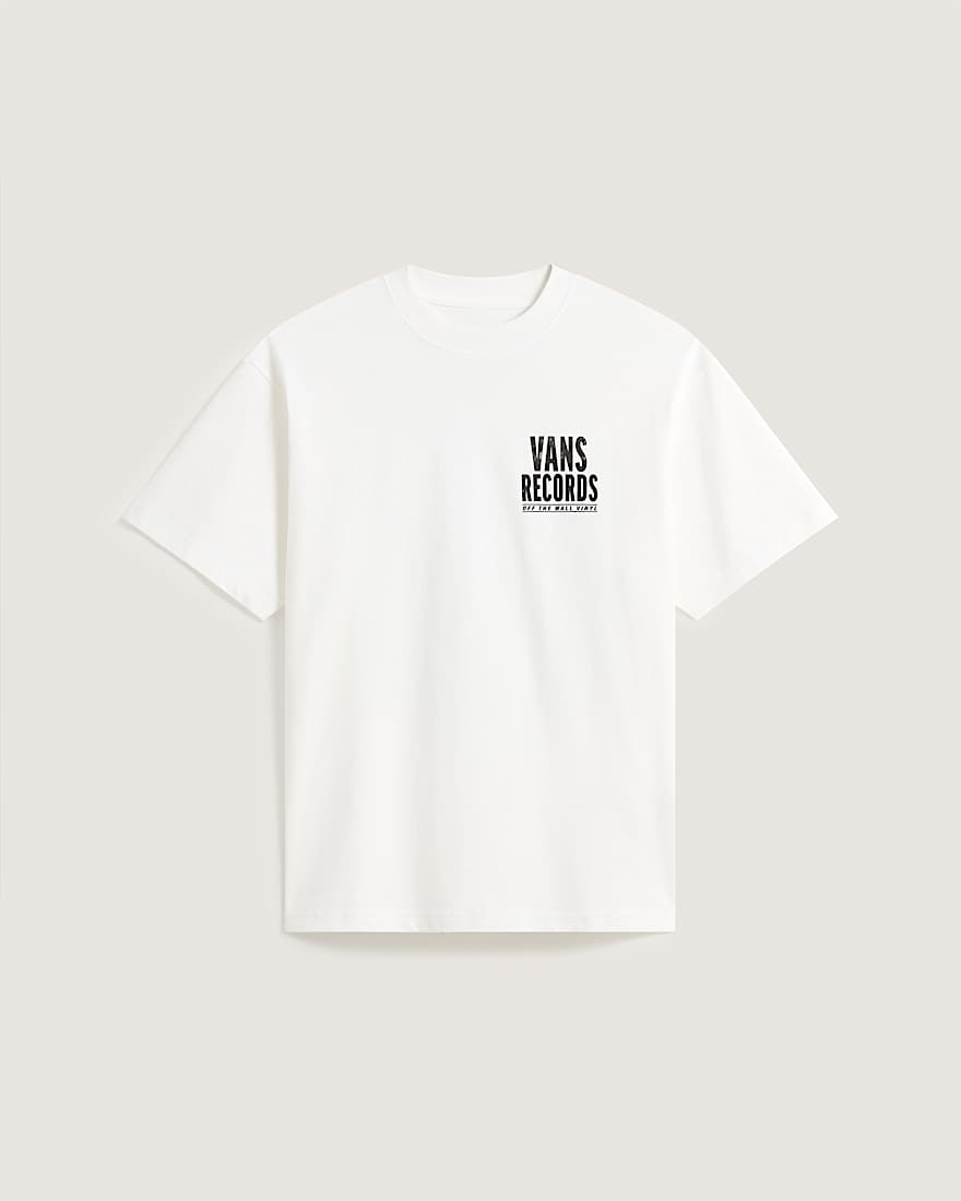 Vans Vinyl SS Tee White VANS Wei hero