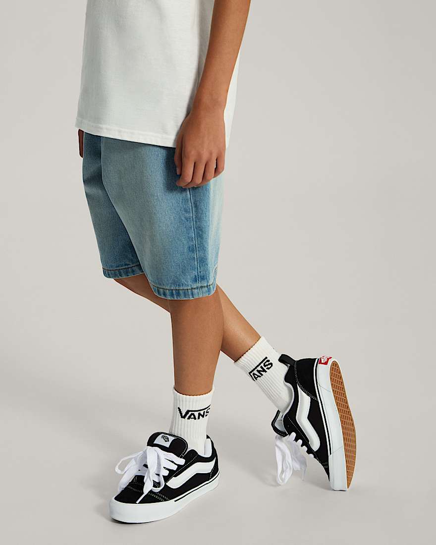 Jugendliche Knu Skool Schuhe 814 Jahre VANS Schwarz ALT4