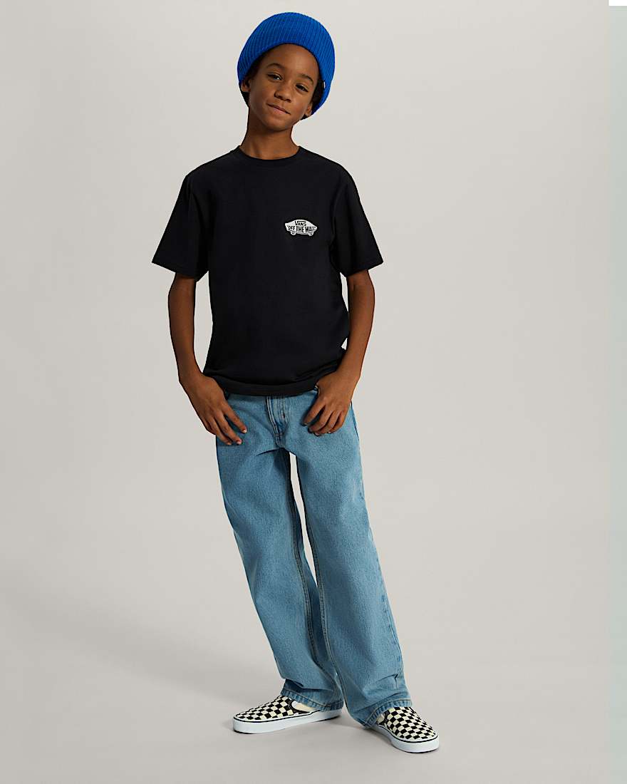 Kinder Double Standard TShirt 814 Jahre VANS Schwarz ALT4
