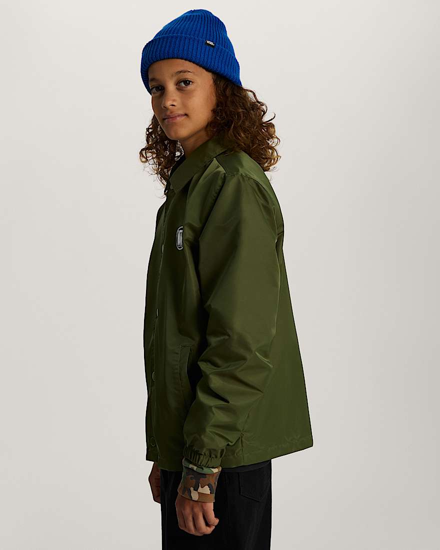 Kinder Torrey Coaches Jacke 814 Jahre VANS Grn ALT4