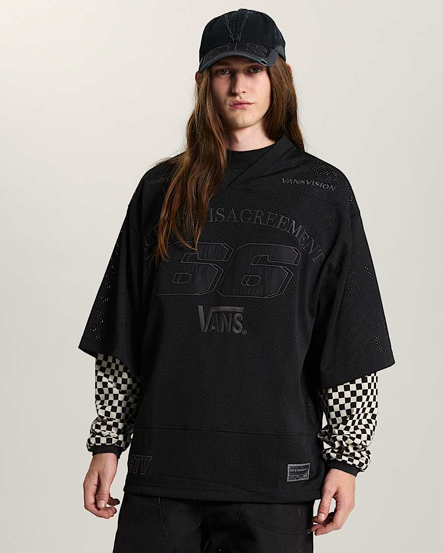 AOD by Slam Jam Mesh TShirt VANS Schwarz ALT2