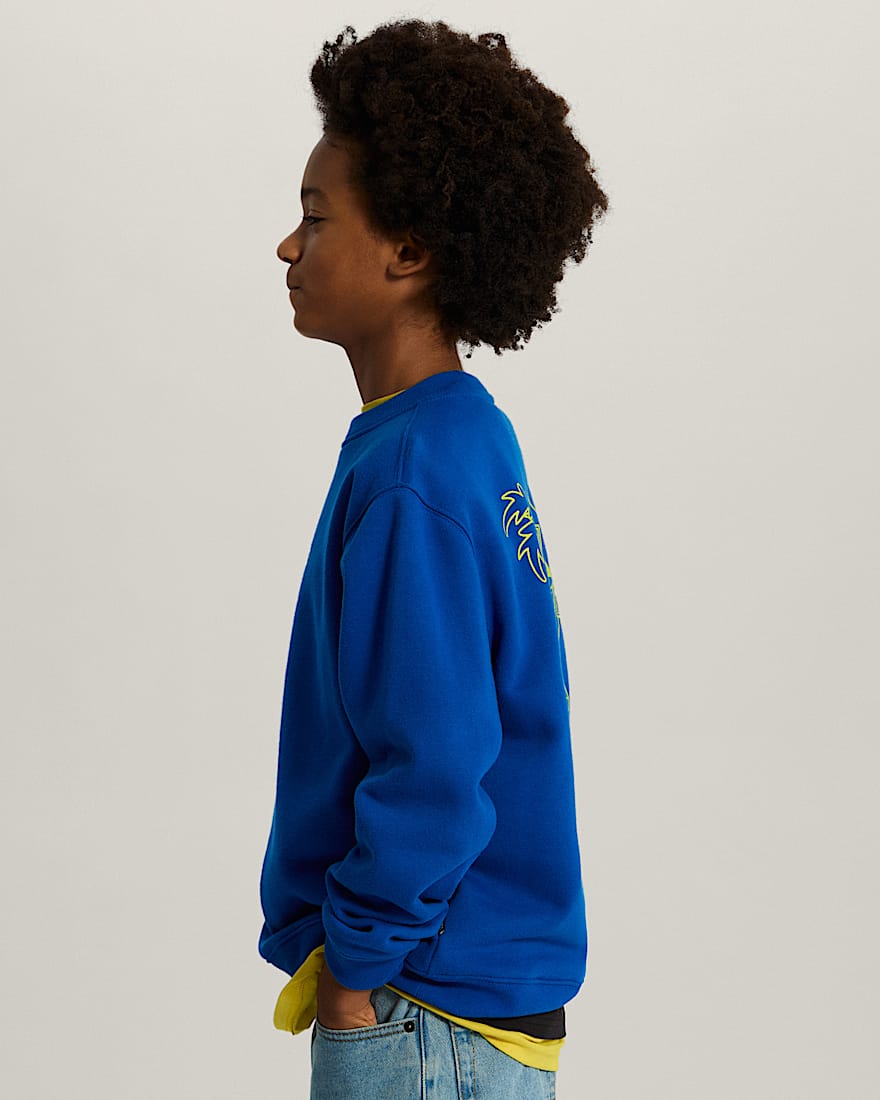 Kids Food Spot Crew Pullover 814 Jahre VANS Blau ALT4