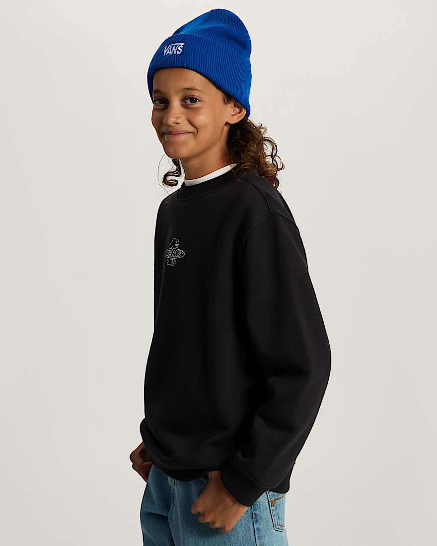 Kids Food Spot Crew Pullover 814 Jahre VANS Schwarz ALT4