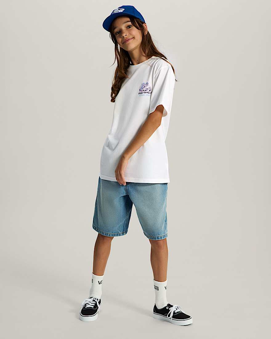 Kids Checker Bros TShirt 814 Jahre VANS Wei ALT4