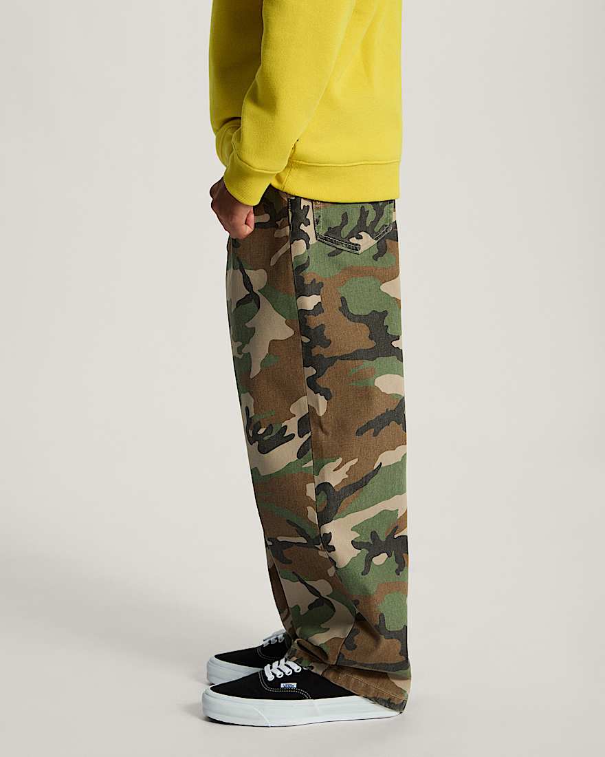 Check5 Baggy AOP Jeans fr Kinder 814 Jahre VANS Grn ALT4