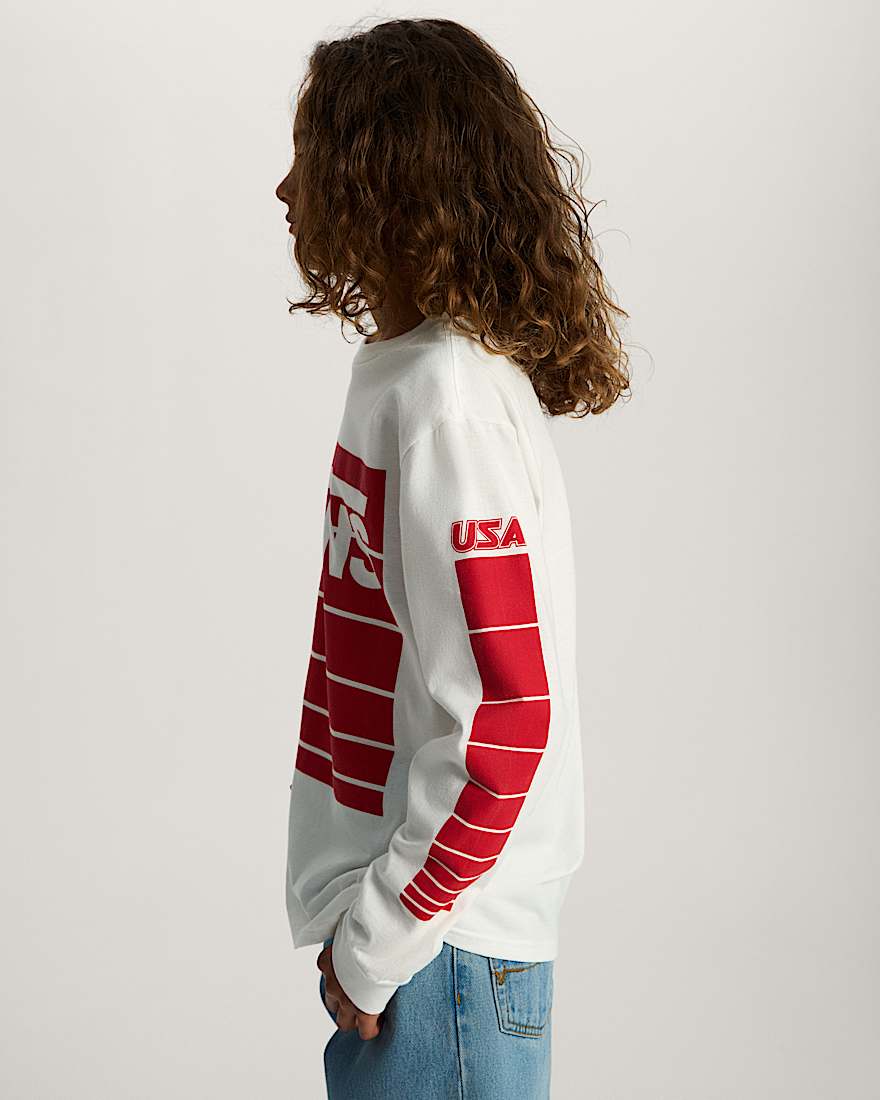 Fast Terrain LS Tee White VANS Wei ALT4
