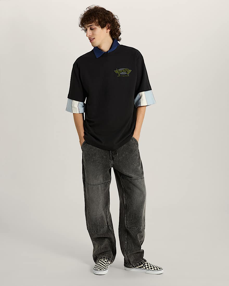 Faded Glory TShirt VANS Schwarz alt4