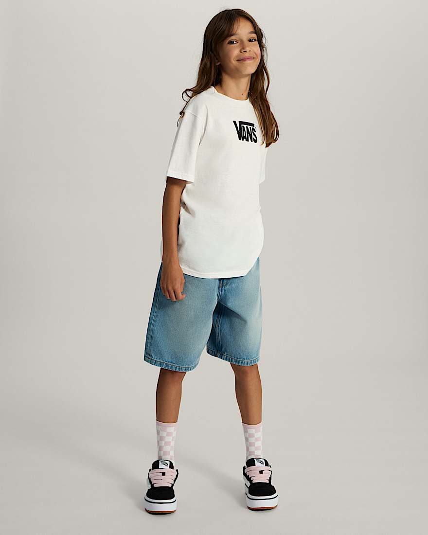 Jugendliche Knu Skool Platform Lite Schuhe 814 Jahre VANS SchwarzRosa ALT4
