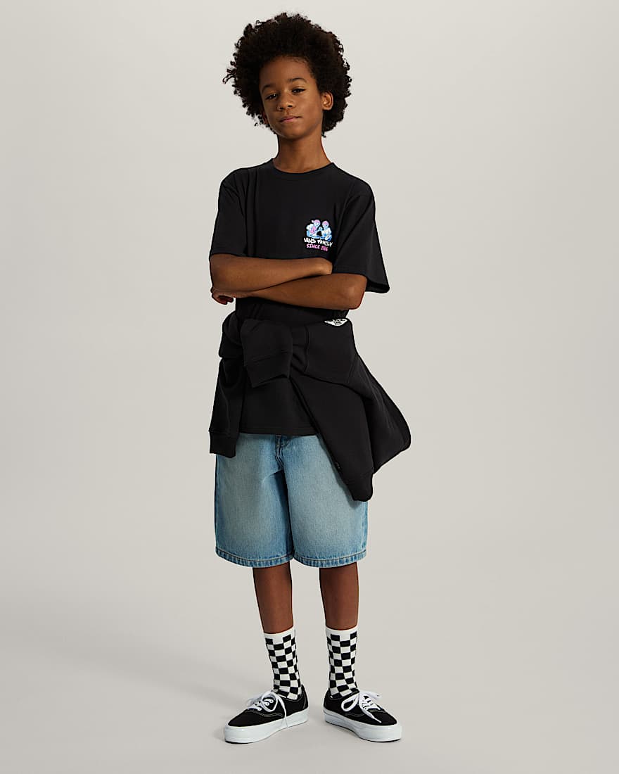 Kinder Ticker Crew Socken 2 Paar VANS Schwarz ALT4