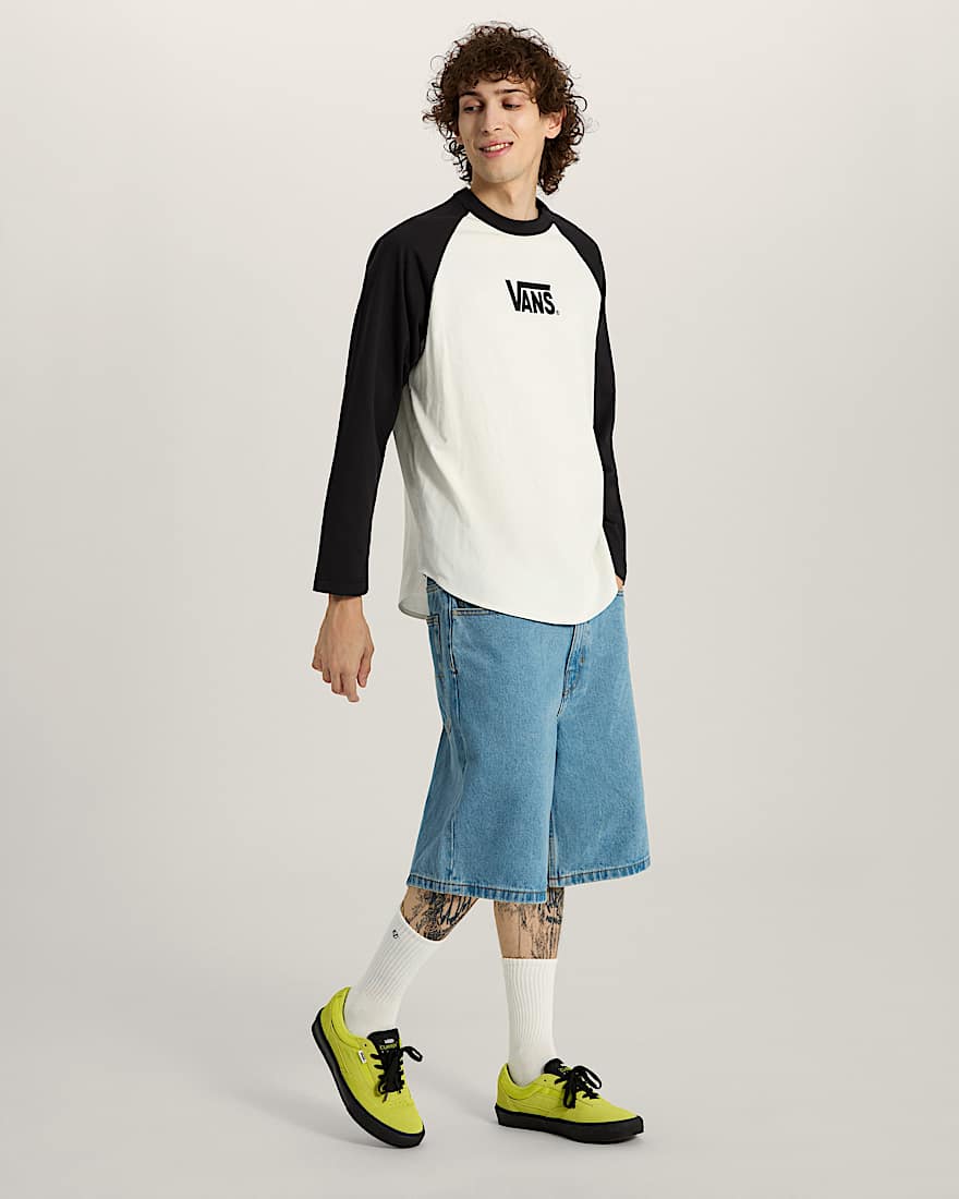 Core Raglan LangarmTShirt VANS Schwarz ALT4