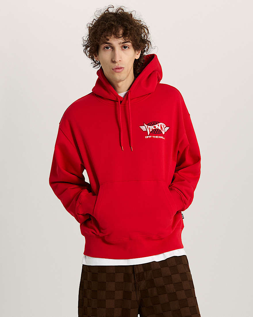 Faded Glory H Pullover RACING RED VANS Rot ALT2