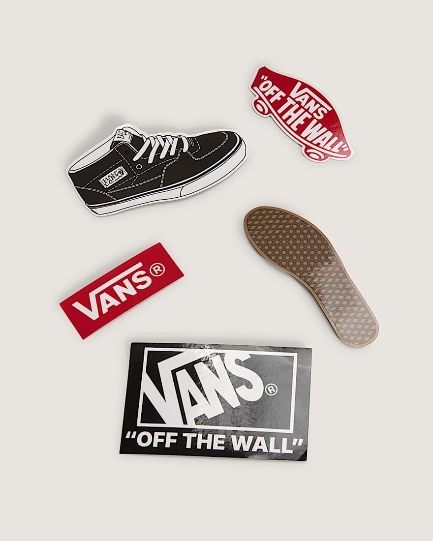 Vans Icon Sticker Pack BlackWhite VANS Schwarz HERO