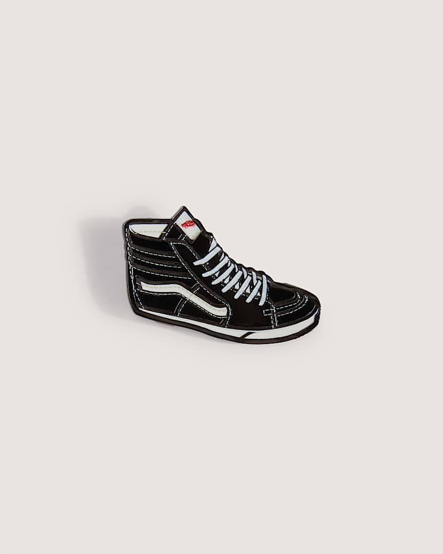 Sk8Hi Pin BlackWhite VANS Schwarz HERO