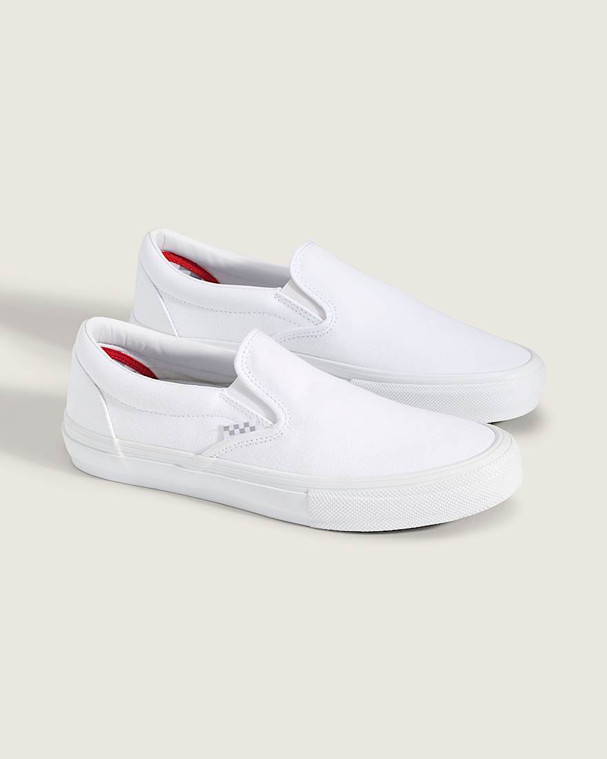 Skate SlipOn Schuhe VANS Wei ALT1
